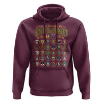 The 32 Counties Of Ireland Hoodie Irish Pride Heritage Vintage Celtic Shamrock