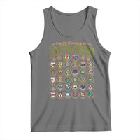 The 32 Counties Of Ireland Tank Top Irish Pride Heritage Vintage Celtic Shamrock