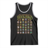 The 32 Counties Of Ireland Tank Top Irish Pride Heritage Vintage Celtic Shamrock