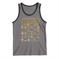 The 32 Counties Of Ireland Tank Top Irish Pride Heritage Vintage Celtic Shamrock