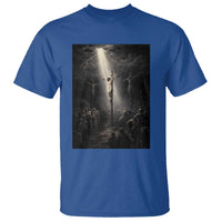 Jesus Christ Crucifixion Scene Religious Christian Easter T Shirt