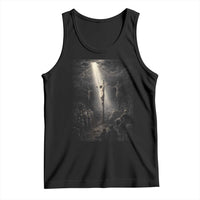Jesus Christ Crucifixion Scene Religious Christian Easter Tank Top