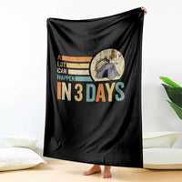 Easter A Lot Can Happen In 3 Days Religious Throw Blanket