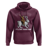 Funny Christian Easter Hoodie Go Jesus It Is The Third Day Religious Bunny