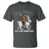 Funny Christian Easter T Shirt Go Jesus It Is The Third Day Religious Bunny
