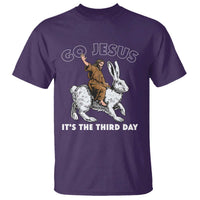 Funny Christian Easter T Shirt Go Jesus It Is The Third Day Religious Bunny