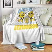 Life Gave Me Some Lemons But My Jesus He Be Makin Lemonade Throw Blanket Retro Lemon