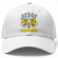 Life Gave Me Some Lemons But My Jesus He Be Makin Lemonade Baseball Cap Retro Lemon