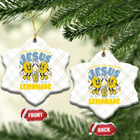 Life Gave Me Some Lemons But My Jesus He Be Makin Lemonade Ceramic Ornament Retro Lemon