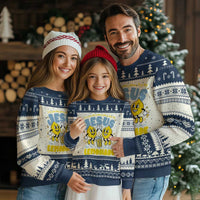 Life Gave Me Some Lemons But My Jesus He Be Makin Lemonade Ugly Christmas Sweater Retro Lemon