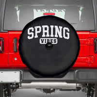 Spring Vibes Spare Tire Cover Spring Break Easter Day Bold Text