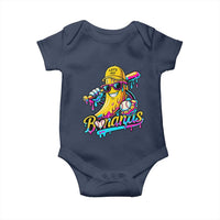 Funny Banana Baseball Drip Baby Onesie Lets Go Bananas Ice Cream Dripping Sport