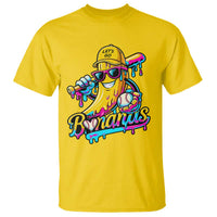 Funny Banana Baseball Drip T Shirt Lets Go Bananas Ice Cream Dripping Sport