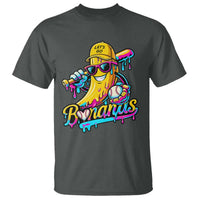 Funny Banana Baseball Drip T Shirt Lets Go Bananas Ice Cream Dripping Sport