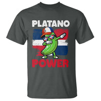 Platano Power T Shirt Funny Dominican Republic Flag Baseball