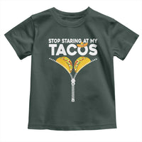 Funny Stop Staring At My Tacos Toddler T Shirt Mexican Cinco De Mayo
