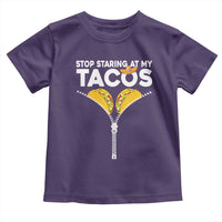 Funny Stop Staring At My Tacos Toddler T Shirt Mexican Cinco De Mayo