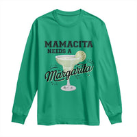 Funny Mamacita Needs A Margarita Long Sleeve Shirt Magarita Cocktail Lover