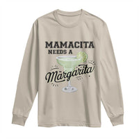Funny Mamacita Needs A Margarita Long Sleeve Shirt Magarita Cocktail Lover