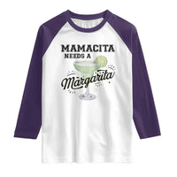 Funny Mamacita Needs A Margarita Raglan Shirt Magarita Cocktail Lover