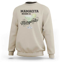 Funny Mamacita Needs A Margarita Sweatshirt Magarita Cocktail Lover