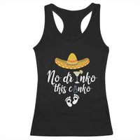 Funny Cinco De Mayo Pregnancy Reveal Racerback Tank Top No Drinko This Cinko Sombrero Hat