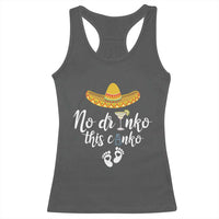Funny Cinco De Mayo Pregnancy Reveal Racerback Tank Top No Drinko This Cinko Sombrero Hat