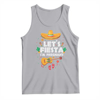 Funny Cinco De Mayo Pregnancy Announcement Tank Top Let's Fiesta I'm Pregnant Mexico Festival