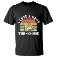 Funny Tequila Lover T Shirt I Love A Good Threesome Cinco de Mayo