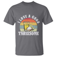 Funny Tequila Lover T Shirt I Love A Good Threesome Cinco de Mayo