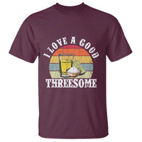 Funny Tequila Lover T Shirt I Love A Good Threesome Cinco de Mayo