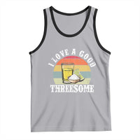 Funny Tequila Lover Tank Top I Love A Good Threesome Cinco de Mayo