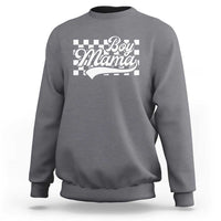 Funny Boy Mama Sweatshirt Mama Of Boy Checkerboard Mother's Day