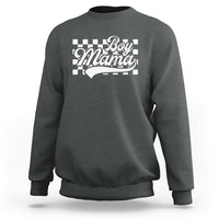Funny Boy Mama Sweatshirt Mama Of Boy Checkerboard Mother's Day