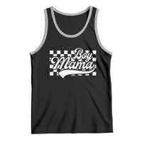 Funny Boy Mama Tank Top Mama Of Boy Checkerboard Mother's Day