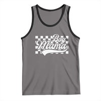 Funny Boy Mama Tank Top Mama Of Boy Checkerboard Mother's Day