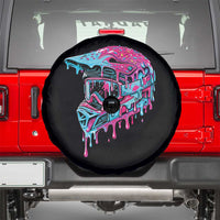 Motocross Helmet Drip Ice Cream Melt Graphic Dirt Bike Racing Spare Tire Cover