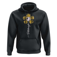 Pittsburgh Sport Retro Baseball Flower Hoodie Funny Game Day