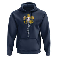 Pittsburgh Sport Retro Baseball Flower Hoodie Funny Game Day