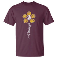 Pittsburgh Sport Retro Baseball Flower T Shirt Funny Game Day
