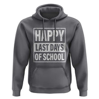 Graduation Hoodie Happy Last Days Of School Vintage - Wonder Print Shop