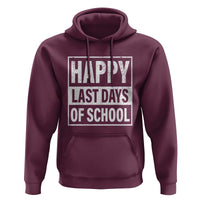 Graduation Hoodie Happy Last Days Of School Vintage - Wonder Print Shop