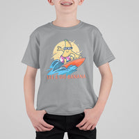 Funny Bananas T Shirt For Kid Let's Go Banana Surfing Summer Vacation - Wonder Print Shop