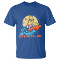 Funny Bananas T Shirt Let's Go Banana Surfing Summer Vacation - Wonder Print Shop