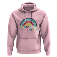 Mental Illness Awareness Hoodie Couseling Is My Jam Retro Groove Rainbow - Wonder Print Shop