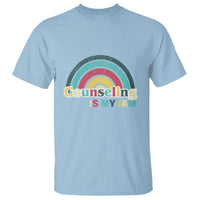 Mental Illness Awareness T Shirt Couseling Is My Jam Retro Groove Rainbow - Wonder Print Shop