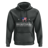 BBQ Lover Hoodie Brisketarian Because Brisket Never Disappoints Grill Master American Flag - Wonder Print Shop
