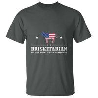 BBQ Lover T Shirt Brisketarian Because Brisket Never Disappoints Grill Master American Flag - Wonder Print Shop