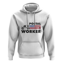 Postal Worker Hoodie USA Flag Patriotic Mailman Mail Lady - Wonder Print Shop