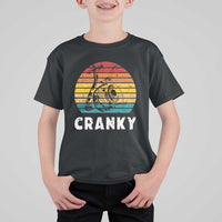 Fishing Lover T Shirt For Kid Cranky Vintage Retro Crankbait Fishermen - Wonder Print Shop